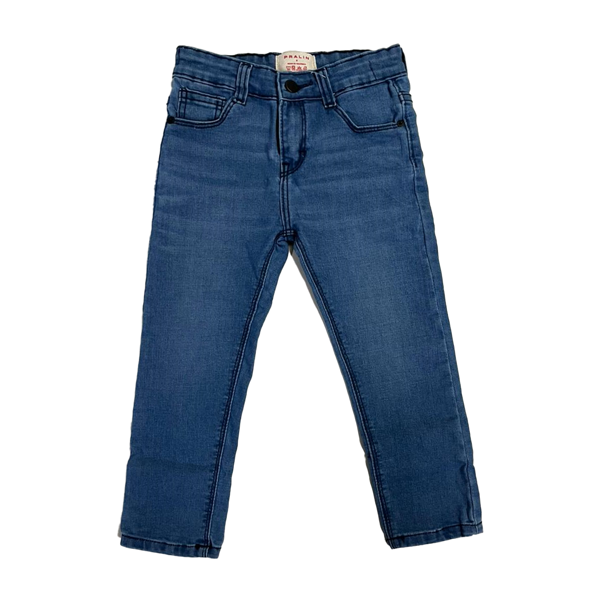 Jeans Azul Claro Estilo Slim 10075 Unisex Niños