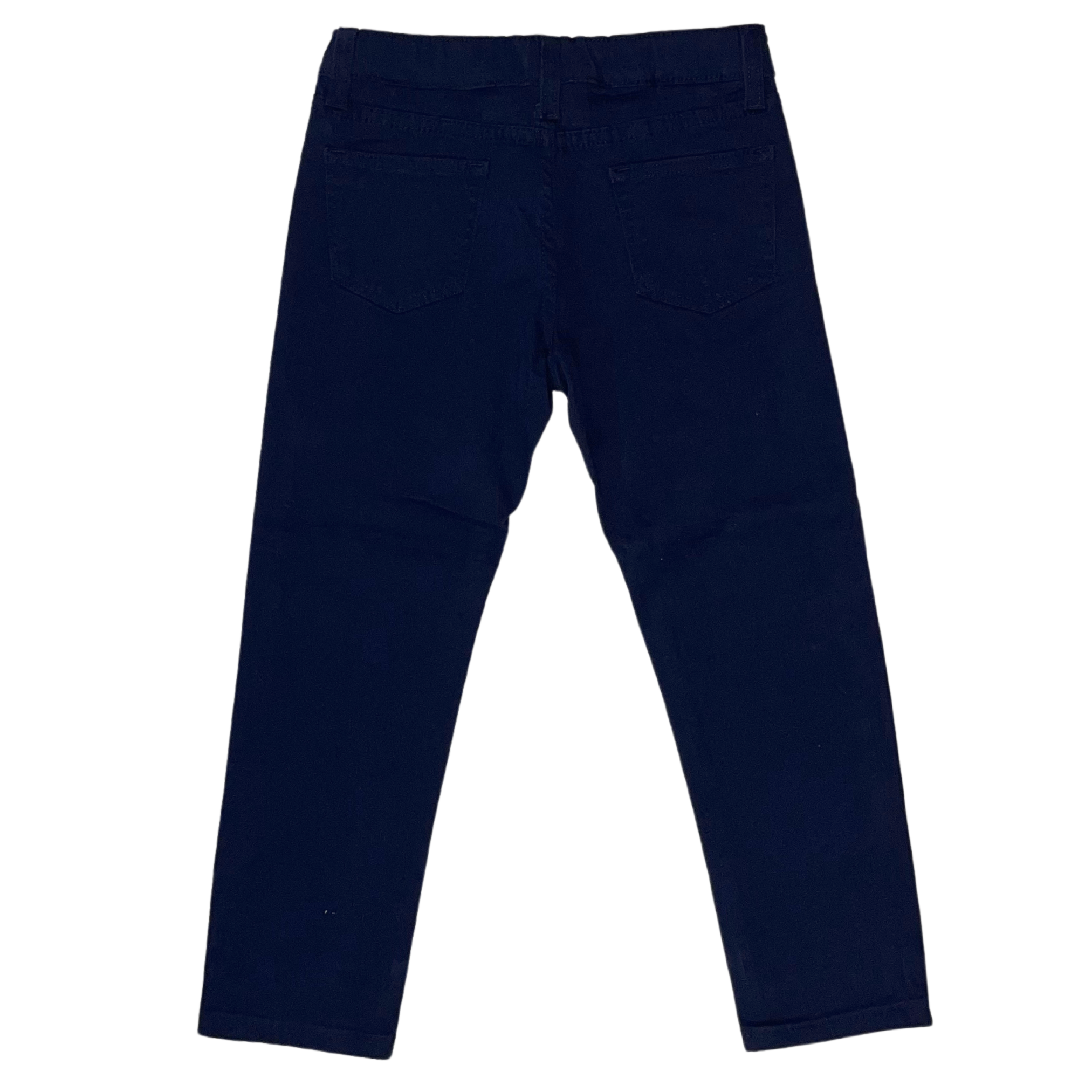 Pantalón de Gabardina Azul Marino Recto 10068 para Niño