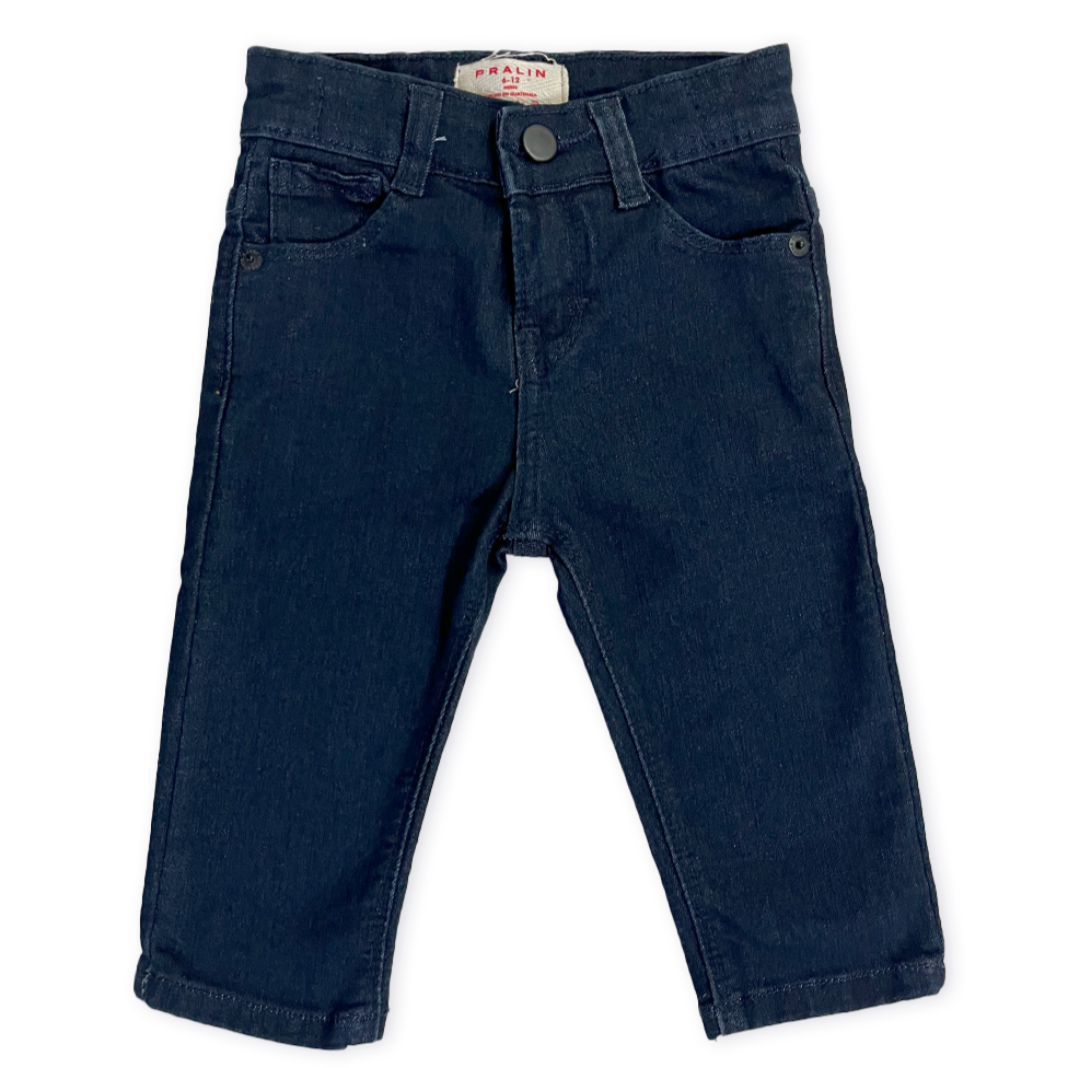 Jeans Azul Oscuro Estilo Slim 10071 Unisex Bebés