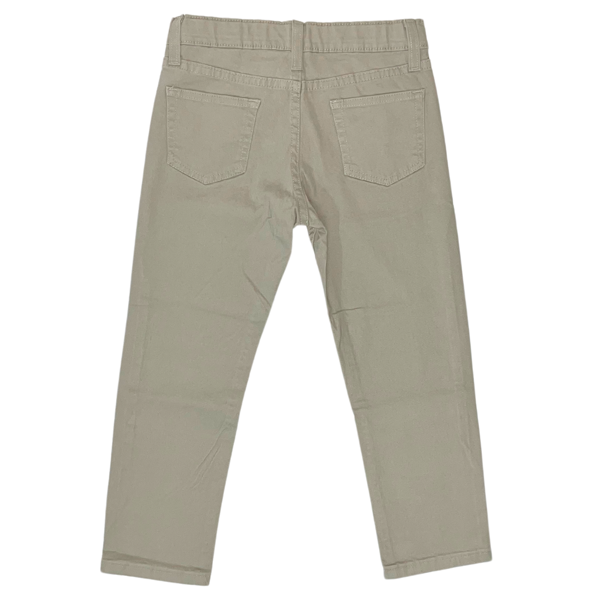 Pantalón de Gabardina Beige Recto 10067 para Niño