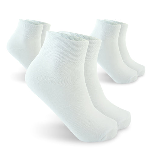Calcetas Cortas Blancas para Niña- 3