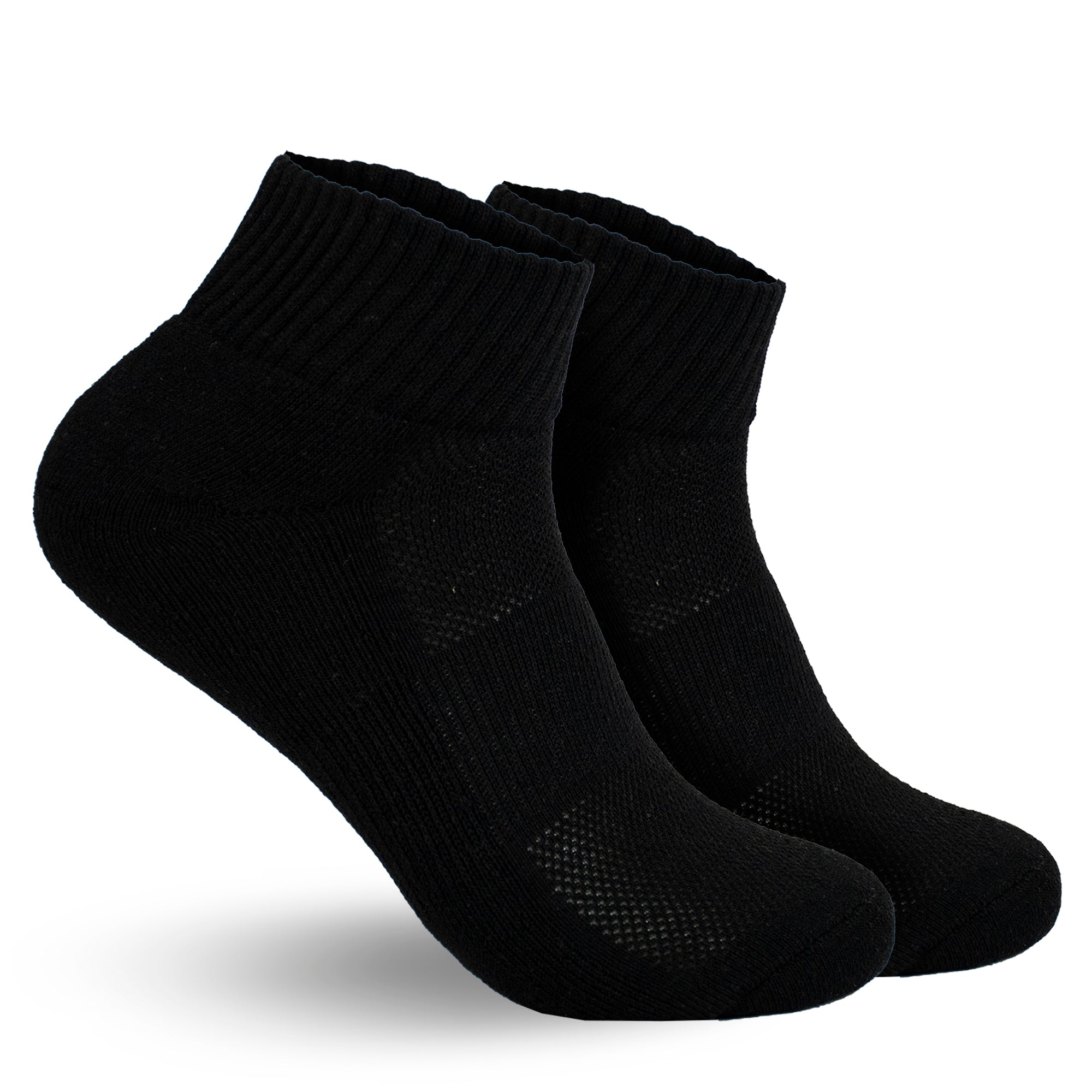 calcetines de hombre cortos en algodon sin costuras ni goma negros
