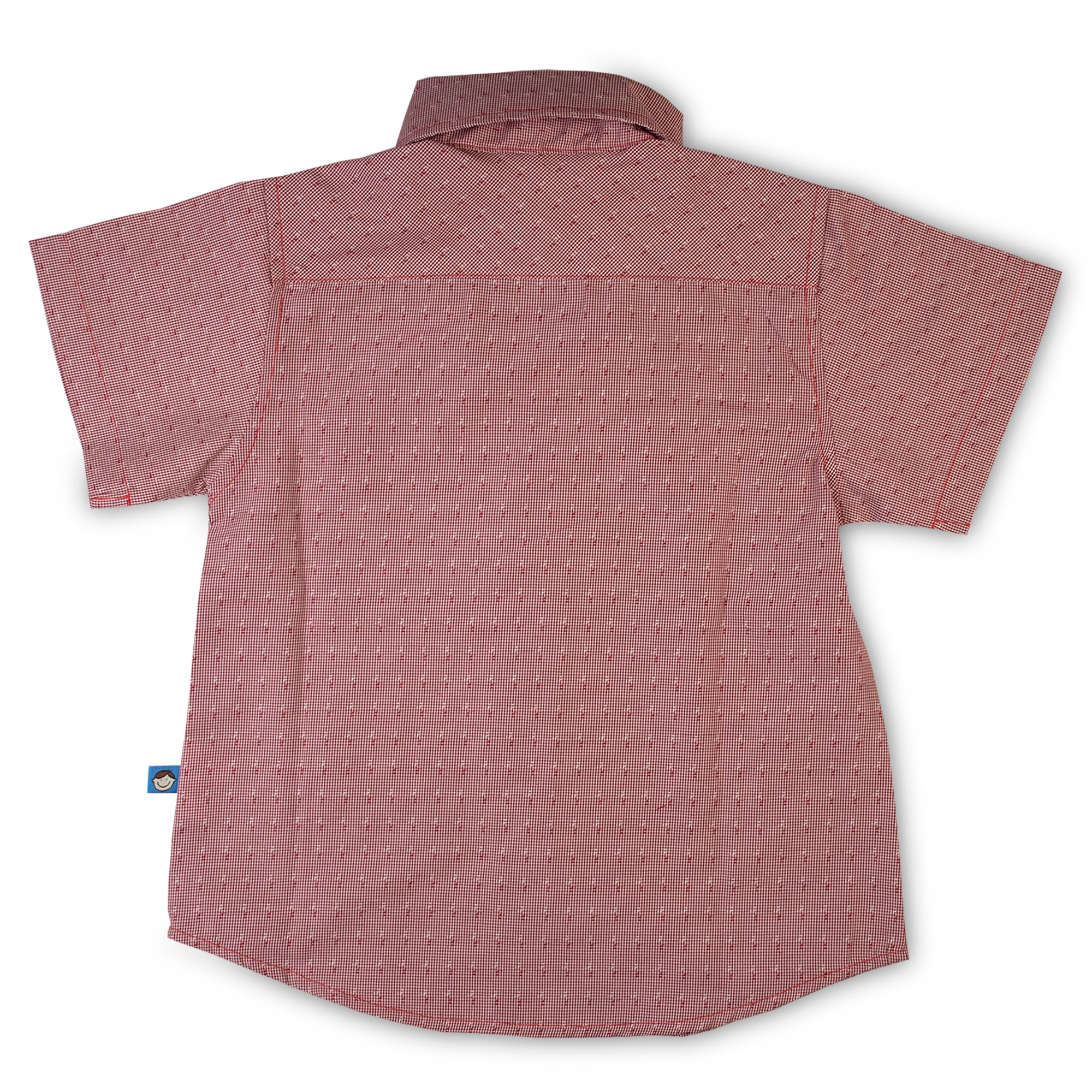 Camisa Manga Corta Roja 10114 Niño