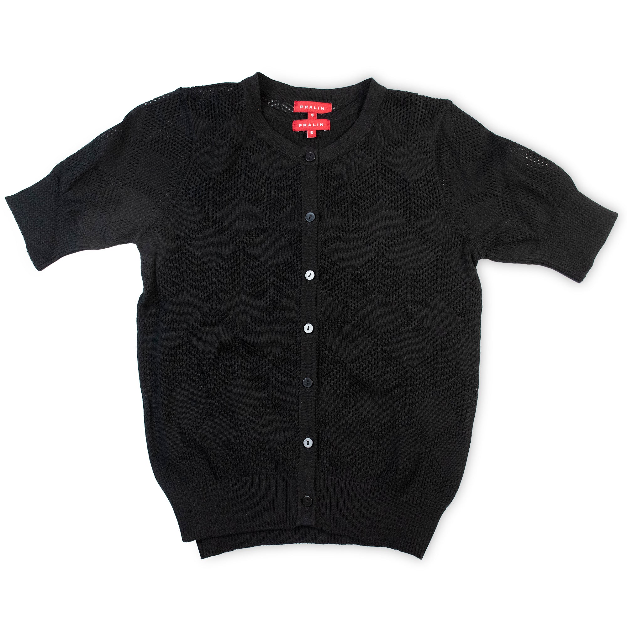 Conjunto de Suéter y Chaleco Negro 10024 Mujer