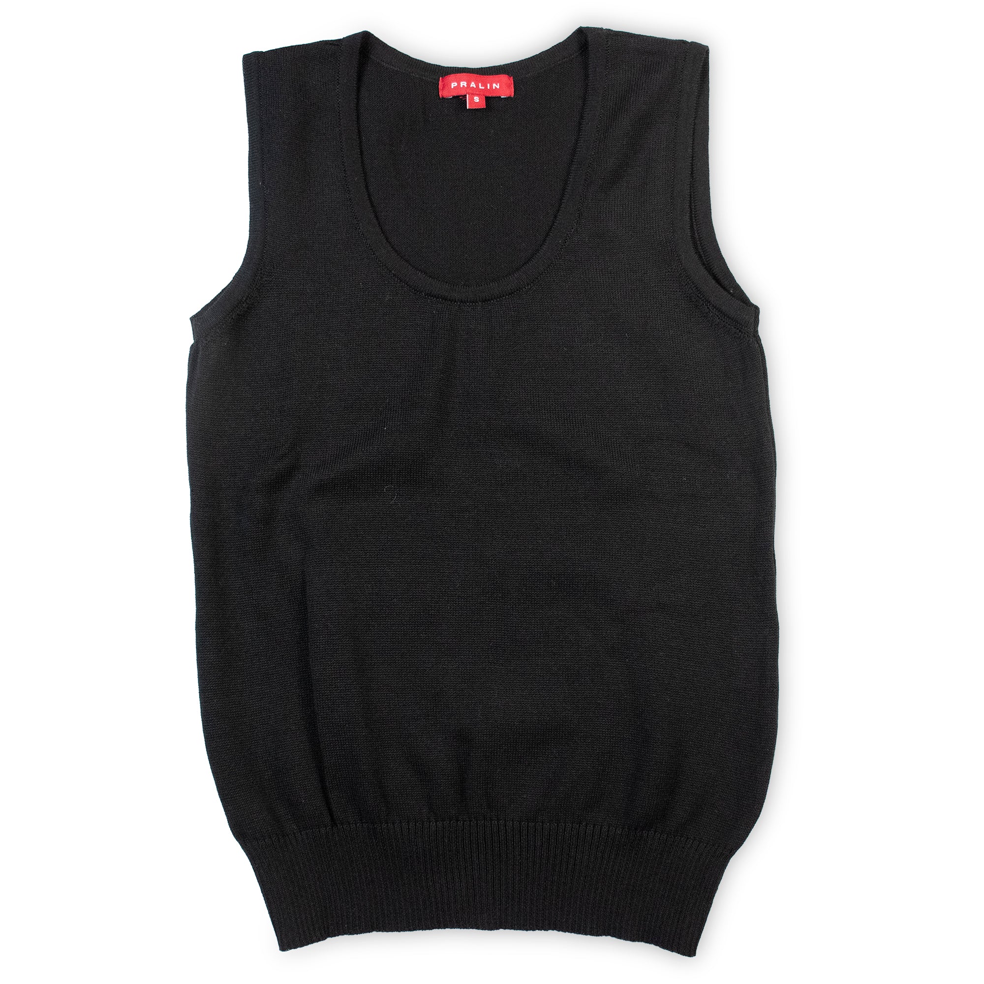 Conjunto de Suéter y Chaleco Negro 10024 Mujer