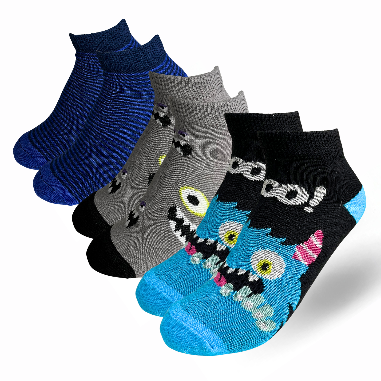 Calcetines Cortos Monsters 0125 - 3 Pack