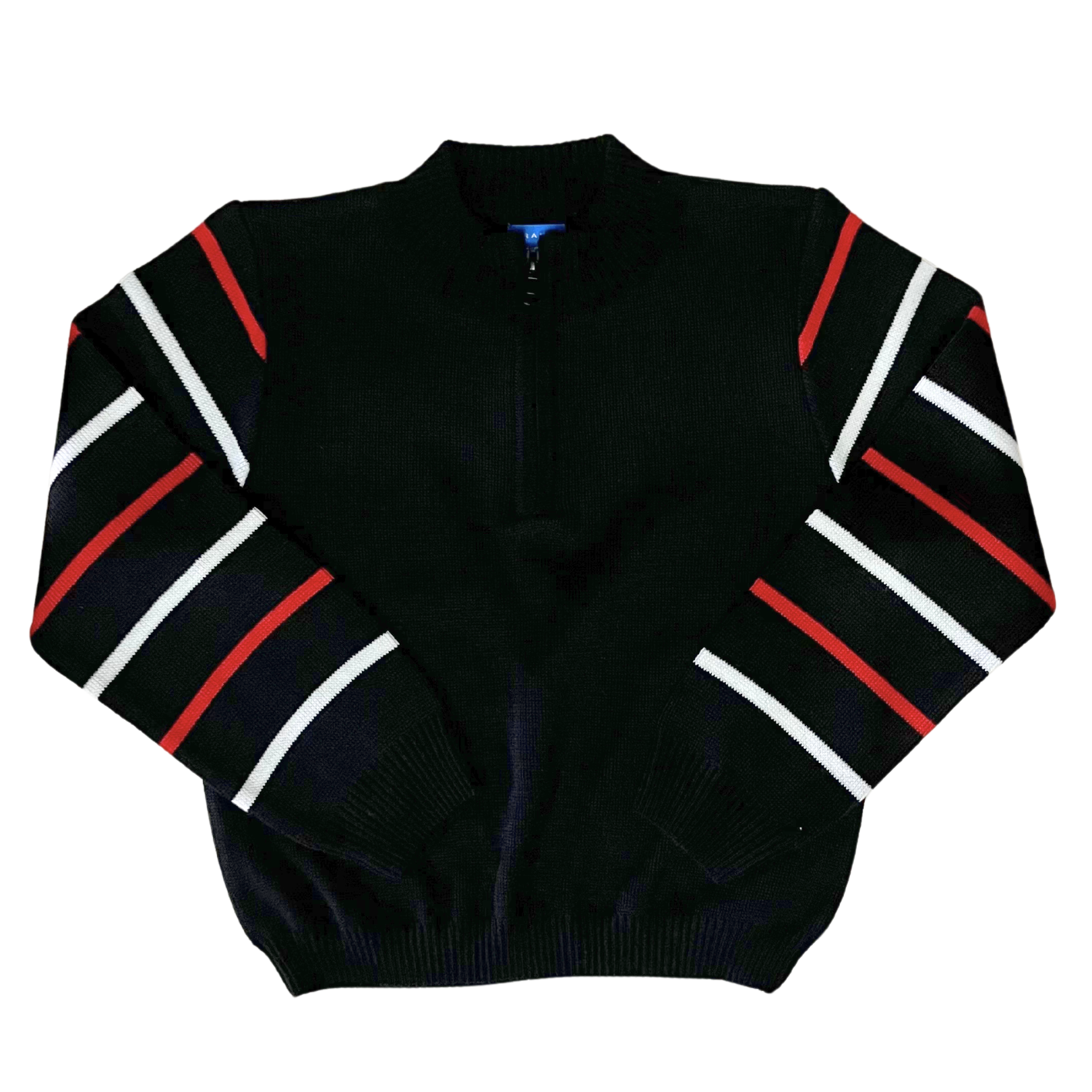 Suéter Negro/Rojo/Blanco Medio Zipper 10211 Niño