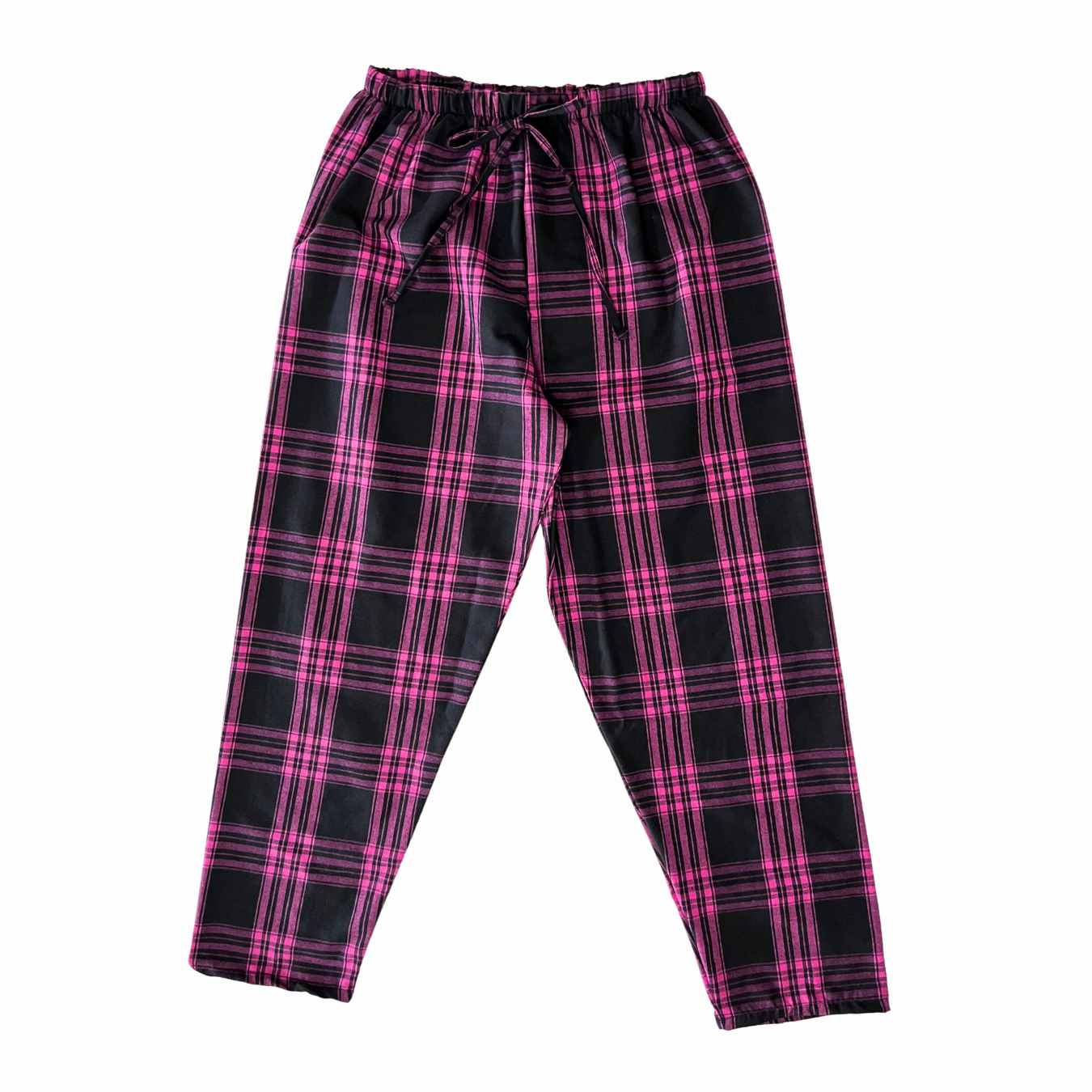 Pantalón Pijama Negro/Rosado Unisex Adulto 00012