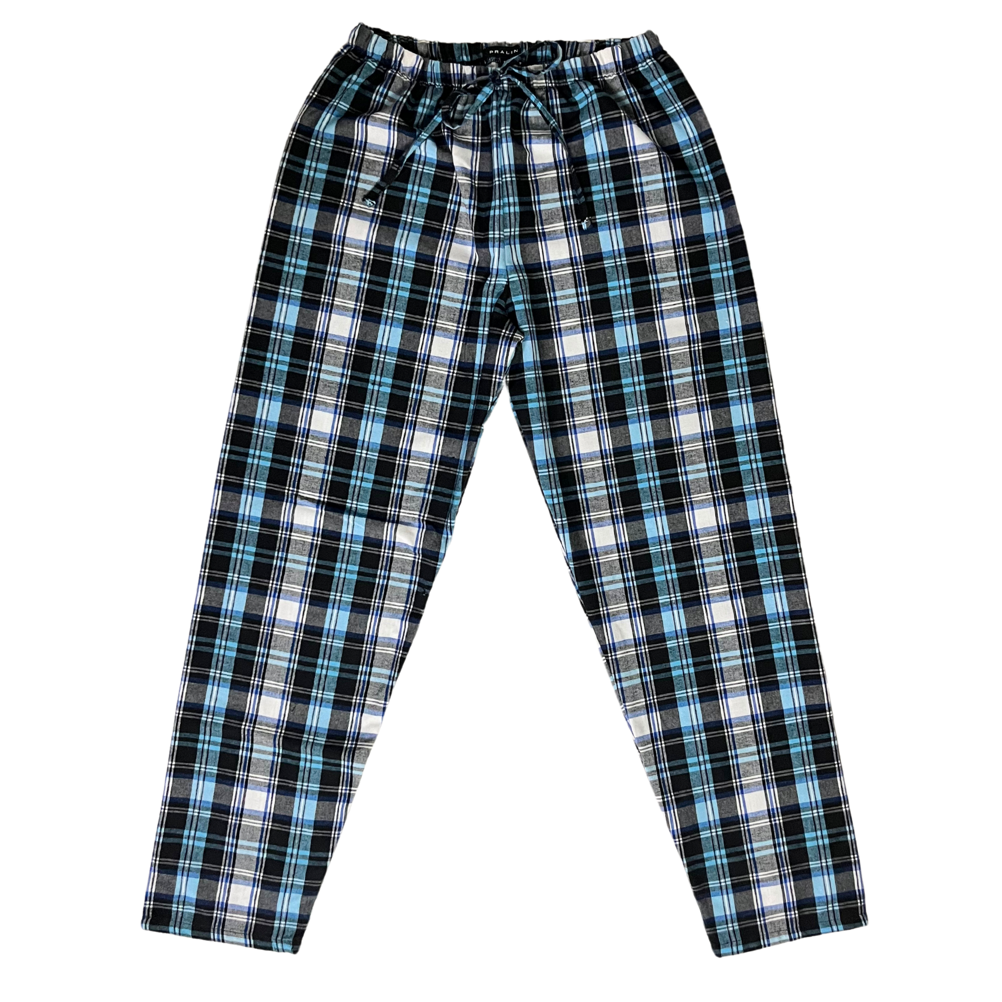 Pantalón de Pijama Negro/Celeste/Azul Unisex Adulto 00012