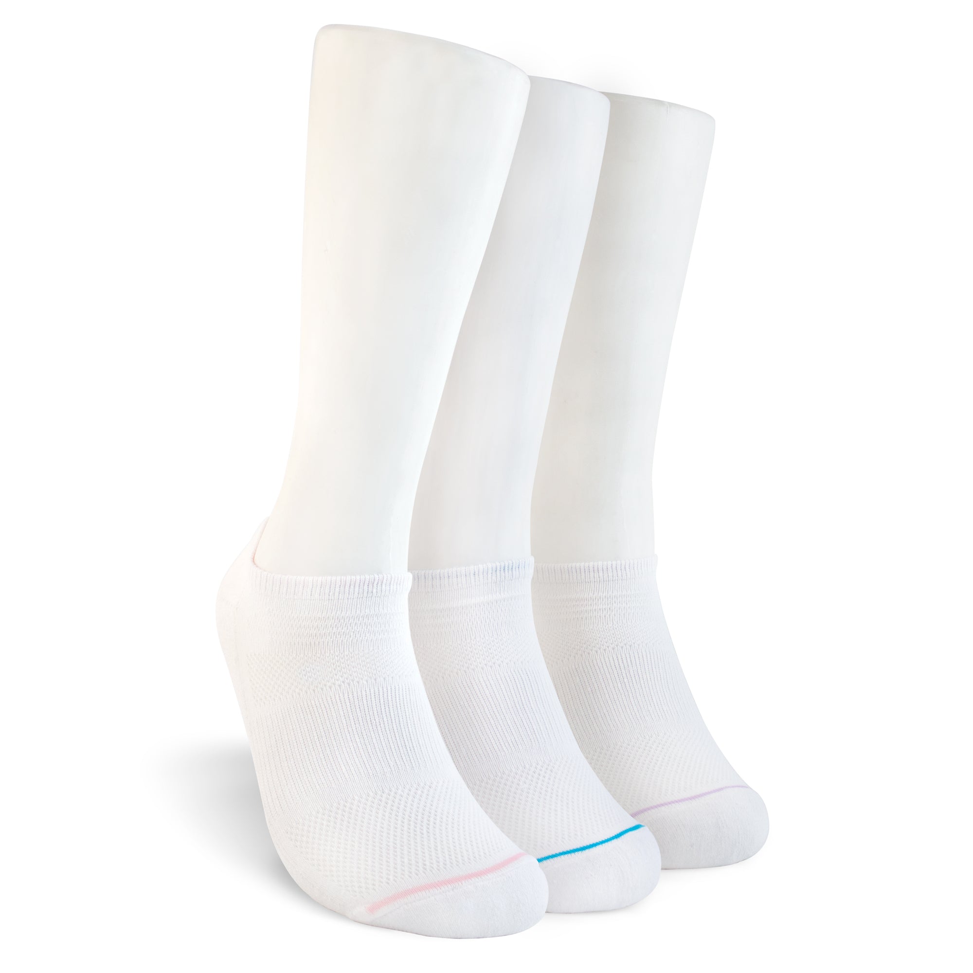 Calcetas Deportivas Blancas para Mujer - 3 Pack