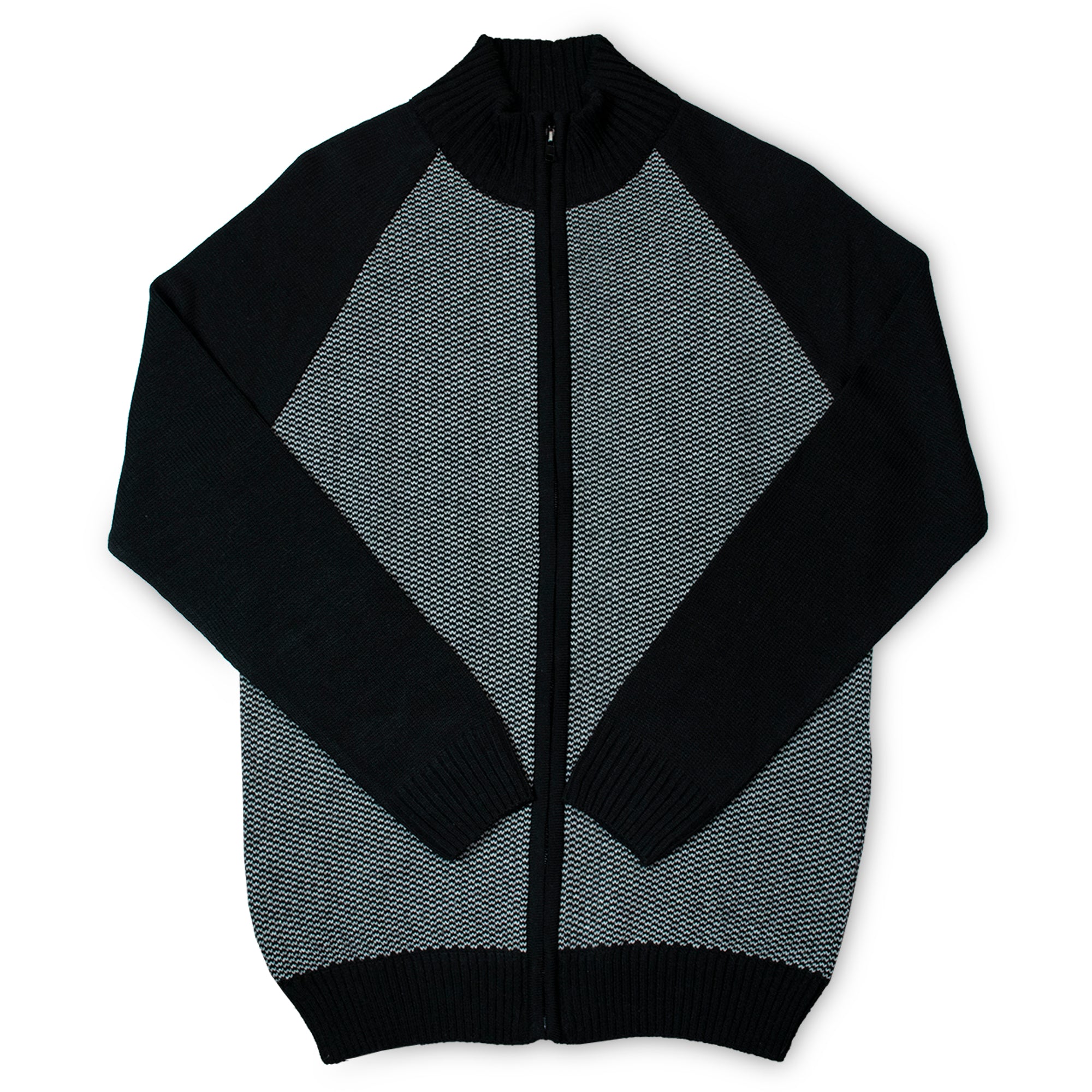 Suéter Negro/Gris 10300 Hombre