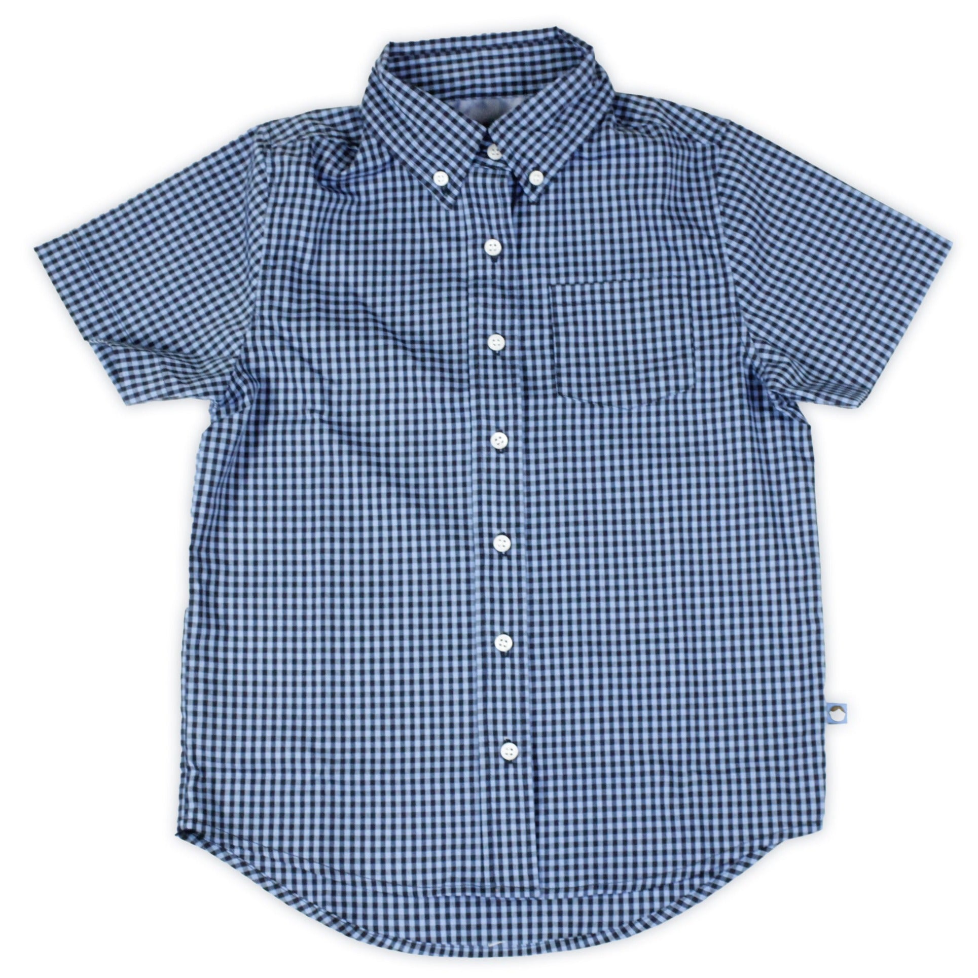 Camisa Manga Corta Azul 10120 Niño