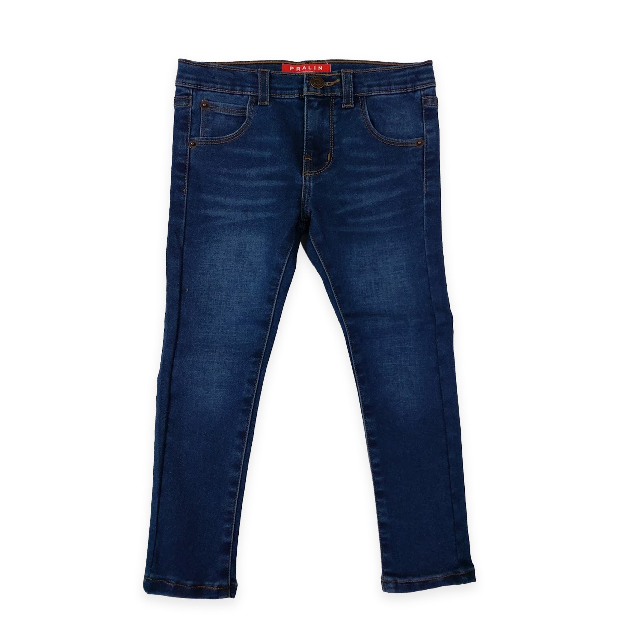 ¡Nuevo! Jeans Ajustados Azul Oscuro 10069 de Niño